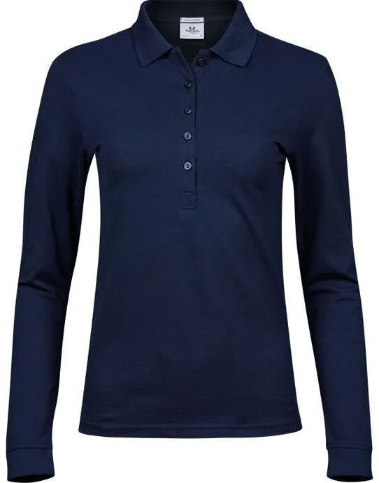 Tee Jays Ladies Luxury L/S Stretch Polo TJ146