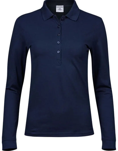 Tee Jays Ladies Luxury L/S Stretch Polo TJ146