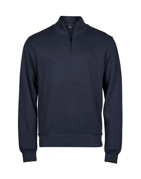 Tee Jays Ribbed Interlock Half Zip TJ5506