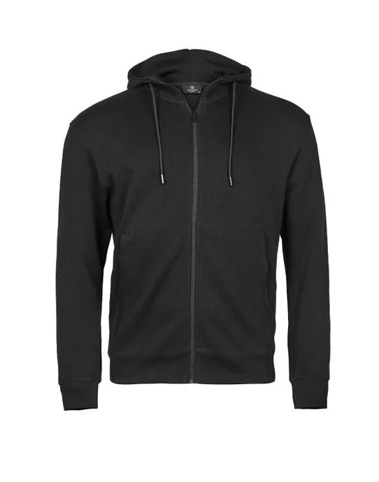 Tee Jays Ribbed Interlock Hood Full Zip TJ5508