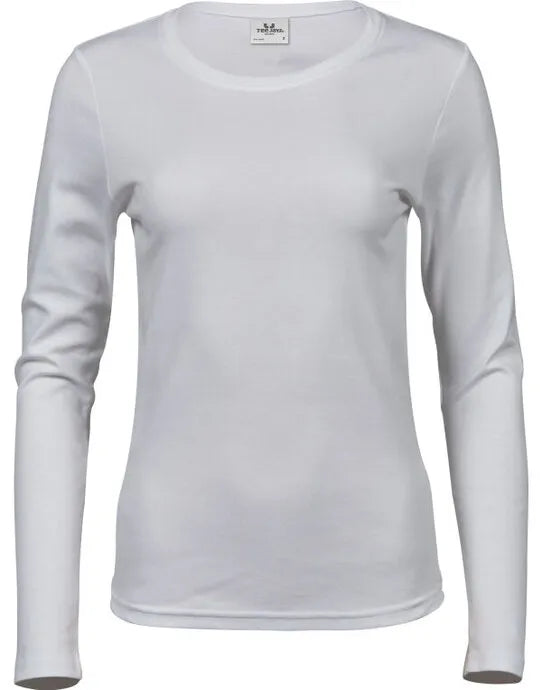 Tee Jays Lady Long Sleeve Interlock Tee TJ590 - - Customisable T-Shirt