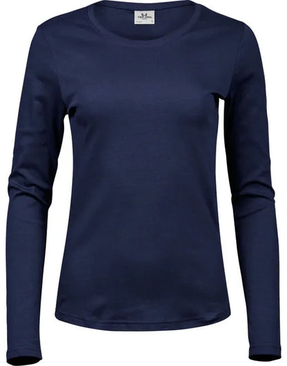 Tee Jays Lady Long Sleeve Interlock Tee TJ590 - - Customisable T-Shirt