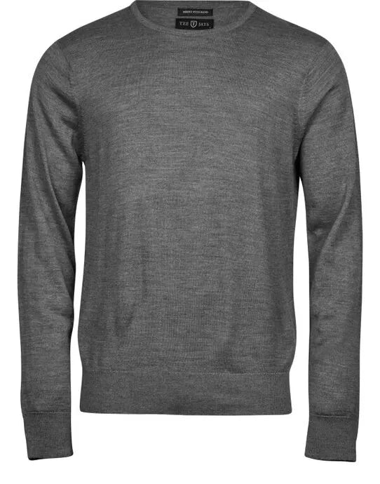 Tee Jays Mens Crew Neck Knitted Sweater TJ6000