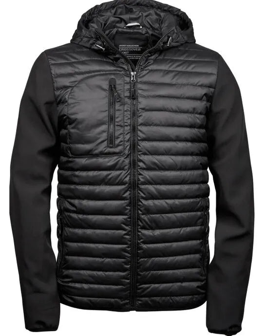 Tee Jays Mens Hooded Crossover Jacket TJ9628