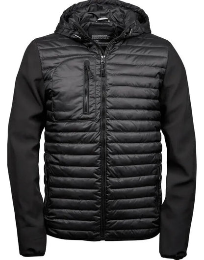 Tee Jays Mens Hooded Crossover Jacket TJ9628