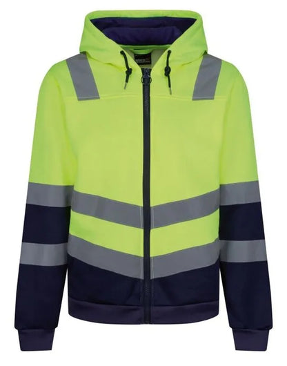 Regatta High Visibility Regatta Hi Vis Pro Full Zip Hoodie TRF625