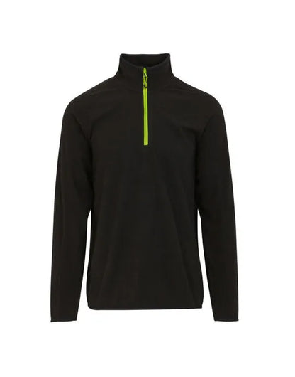 Regatta Professional Regatta Navigate Half Zip Fleece TRF691 - Black Lime - Customisable Fleece