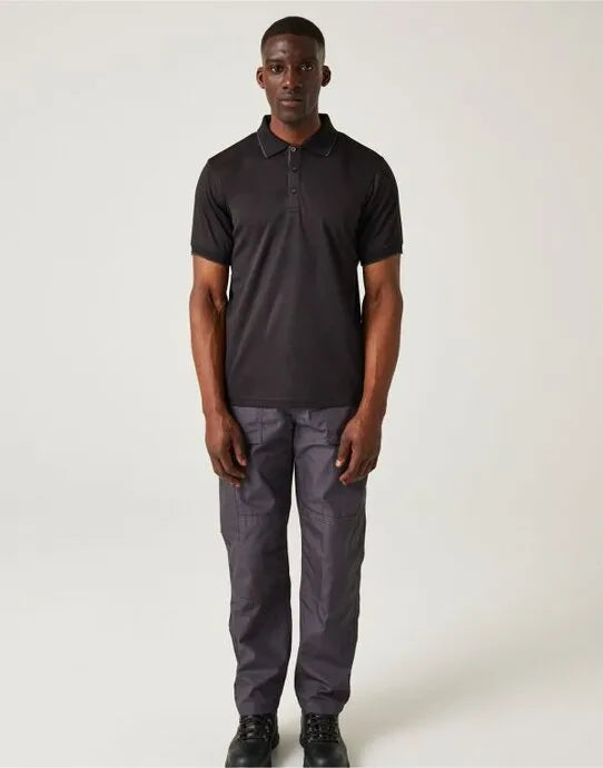 Regatta Professional Regatta Navigate Short Sleeve Polo TRS264 - Black Seal - Customisable Polos