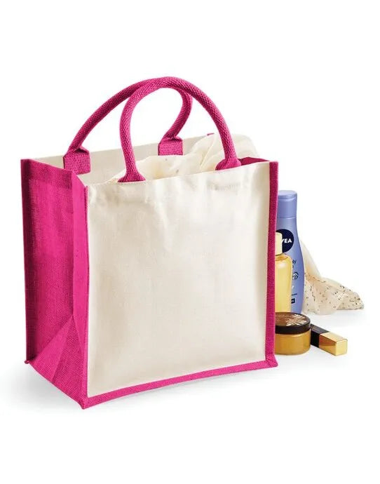 Westford Mill Printers Midi Jute Bag w421