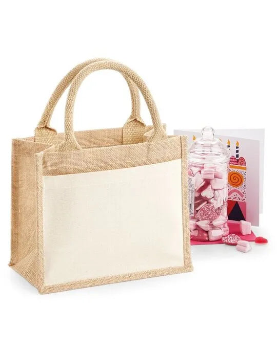 Westford Mill Pocket Jute Gift Bag w425