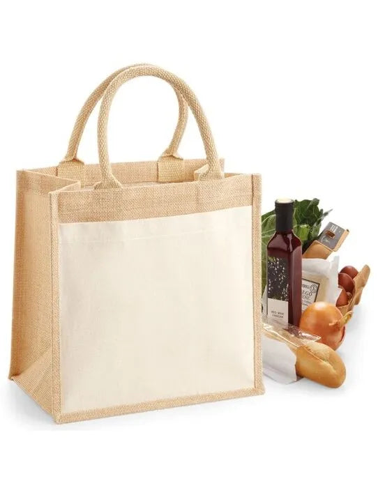 Westford Mill Pocket Jute Midi Tote w426