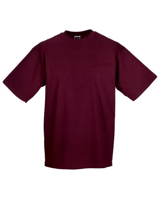 Russell Classic T - Burgundy - ZT180M - - Customisable T-Shirt