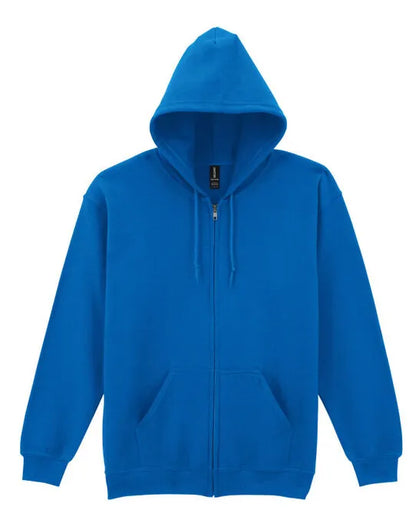 Gildan Heavy Blend Adult Zip Hood Sweat - Royal - 18600