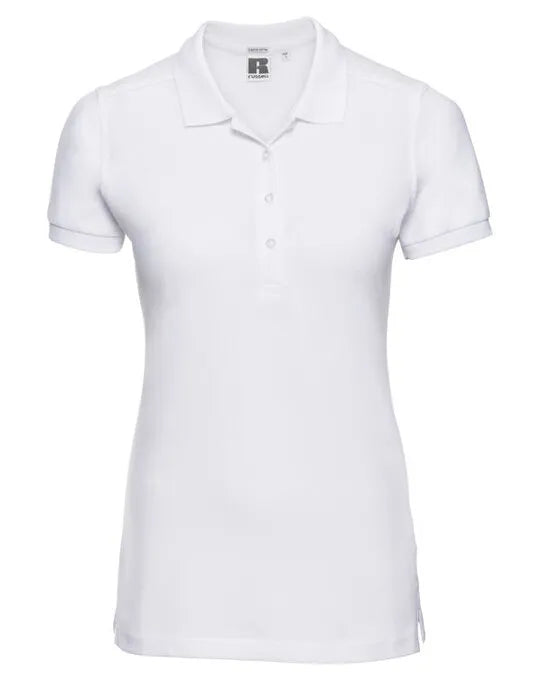 Russell Collection Russell Ladies Fitted Stretch Polo 566F