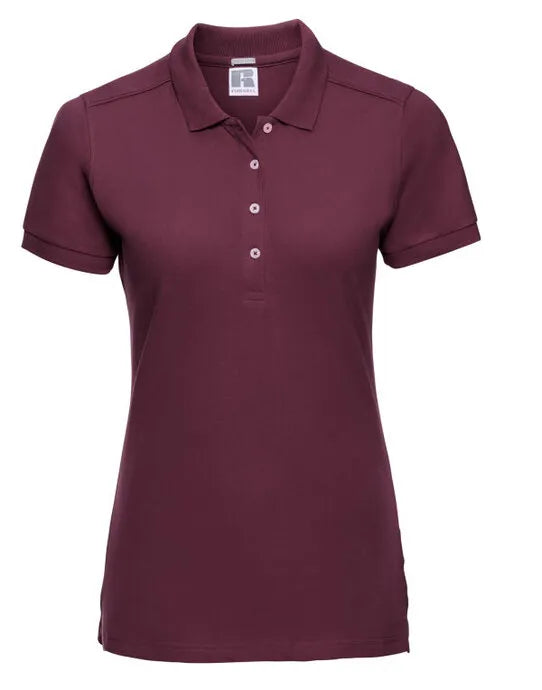 Russell Collection Russell Ladies Fitted Stretch Polo 566F