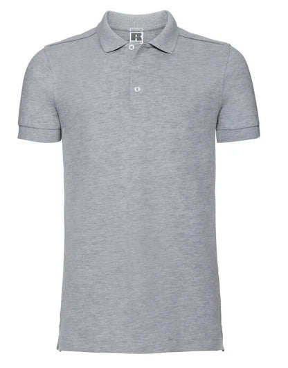 Russell Collection Russell Mens Fitted Stretch Polo 566M