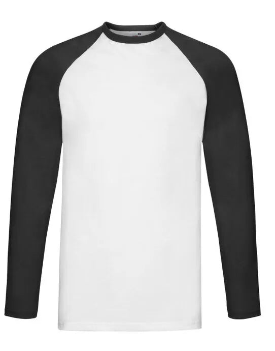 Mens Valueweight LS Baseball T 61028 - - Customisable T-Shirt