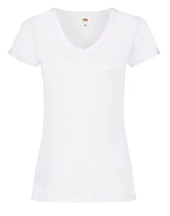Ladies Valueweight V Neck T 61398