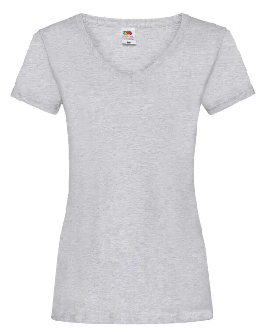 Ladies Valueweight V Neck T 61398