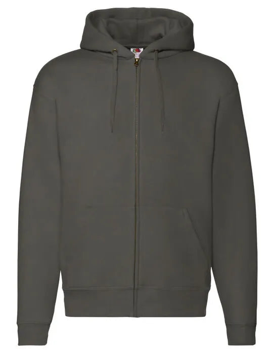 Mens Premium Hooded Sweat Jacket 62034