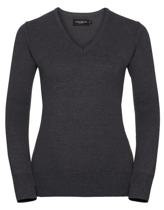 Russell Collection Ladies VNeck Pullover 710f