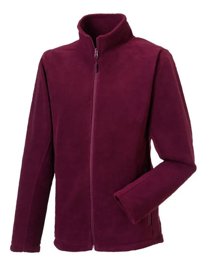 Russell Mens Full Zip Outdoor Fleece 8700M