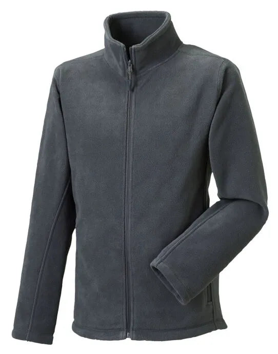 Russell Mens Full Zip Outdoor Fleece 8700M