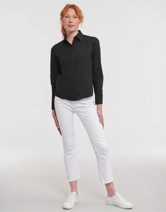 Russell Collection Lady LS Fitted Poplin 924F