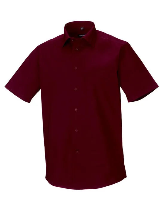 Russell Collection Mens SS Stretch Shirt 947M