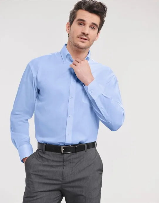 Russell Collection Mens LS NonIron Shirt 956M