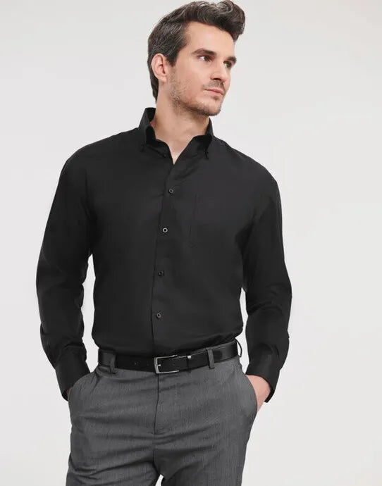 Russell Collection Mens LS NonIron Shirt 956M