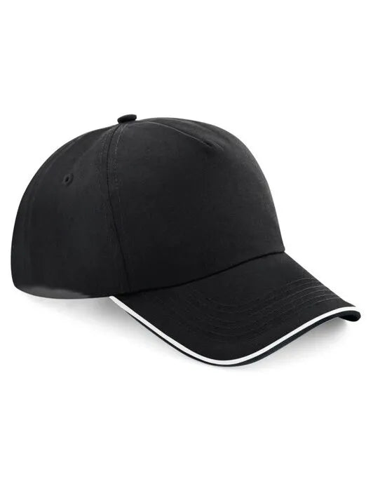 Beechfield Authentic 5 Panel Piped Peak B25C