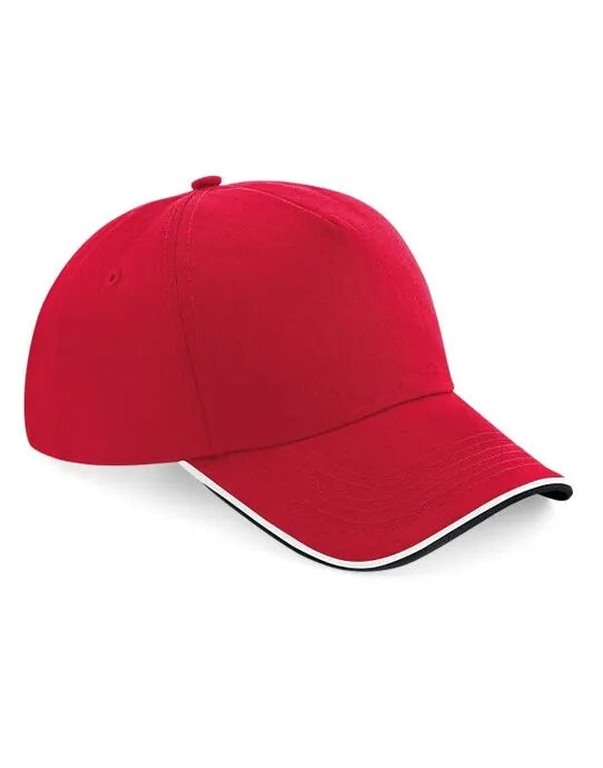 Beechfield Authentic 5 Panel Piped Peak B25C