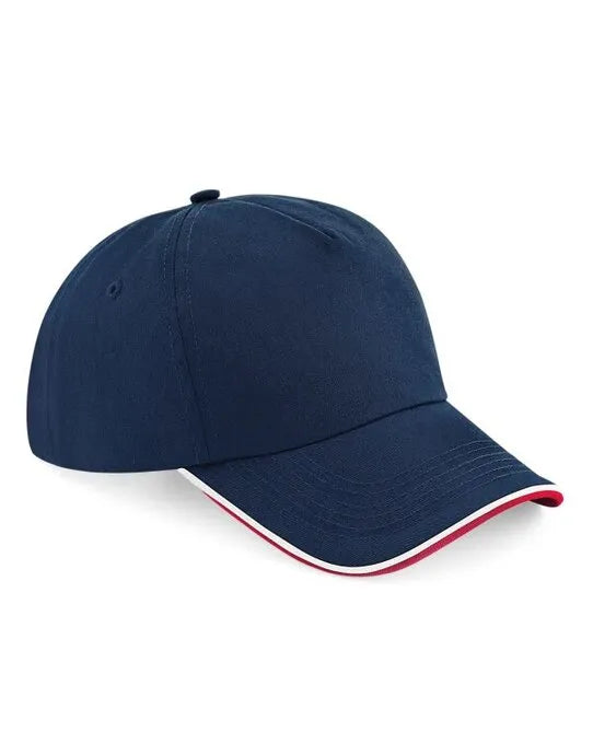 Beechfield Authentic 5 Panel Piped Peak B25C
