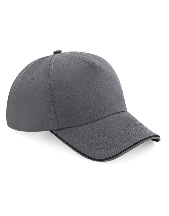 Beechfield Authentic 5 Panel Piped Peak B25C