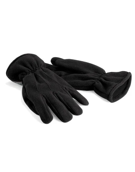 Beechfield Suprafleece Thinsulate Gloves B295 - Black L-XL - Customisable Gloves