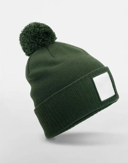 Beechfield Appliqu√© Patch Pom Beanie B338R