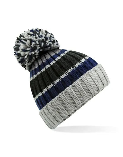 Beechfield Hygge Striped Beanie B392 - - Customisable Beanies