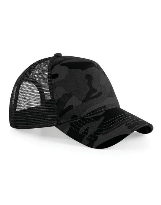 Beechfield Camo Snapback Trucker B694