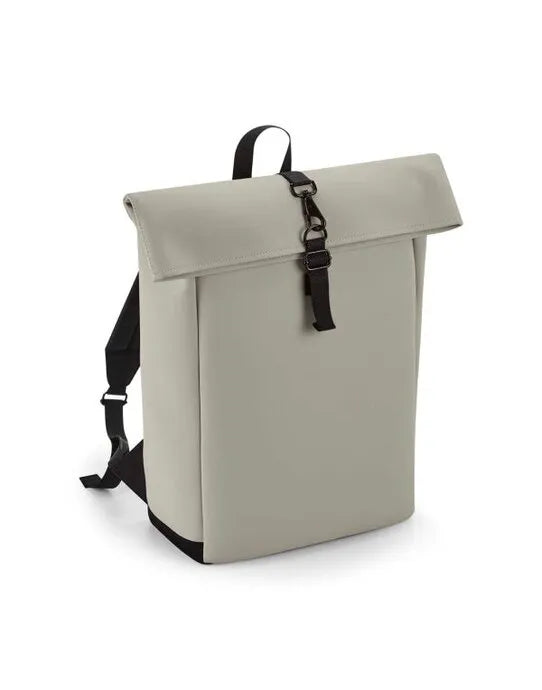 Bagbase Matte PU Roll Top Backpack BG335