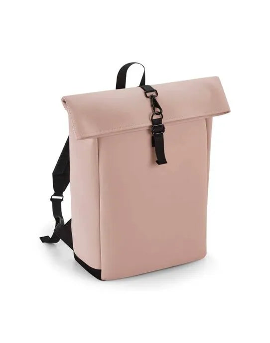 Bagbase Matte PU Roll Top Backpack BG335