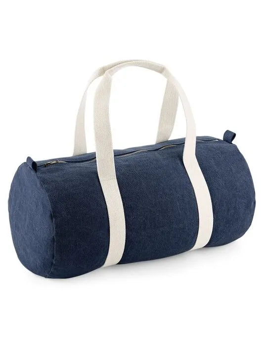 Bagbase Denim Barrel Bag bg646