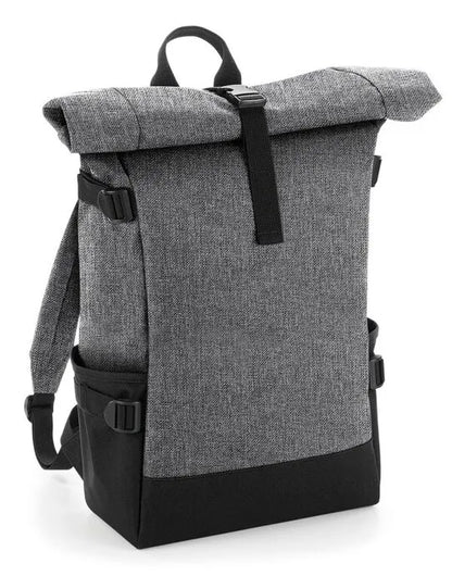 Bagbase Block Roll Top Backpack bg858