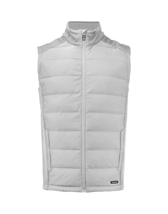 Cutter &amp; Buck - Oak Harbor Vest Men - Silver - Customisable OUTERWEAR