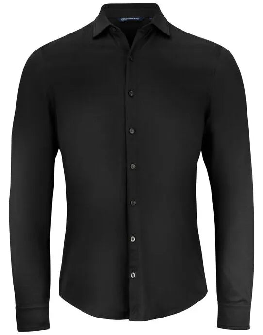 Cutter &amp; Buck - Advantage Shirt Men - Black - Customisable Shirts &amp; Blouses