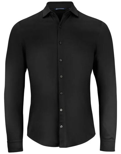 Cutter &amp; Buck - Advantage Shirt Men - Black - Customisable Shirts &amp; Blouses