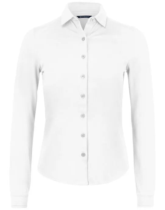 Cutter &amp; Buck - Advantage Shirt Women - White - Customisable Shirts &amp; Blouses