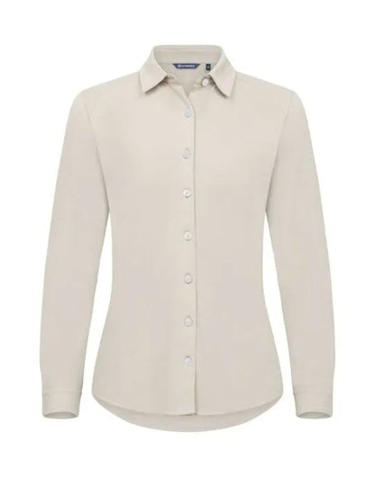 Cutter &amp; Buck - Advantage Shirt Women - Beige - Customisable Shirts &amp; Blouses