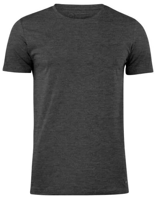 Cutter &amp; Buck - Manzanita Roundneck Men - Anthracite Melange - Customisable T-Shirt
