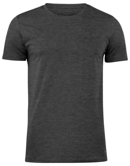 Cutter &amp; Buck - Manzanita Roundneck Men - Anthracite Melange - Customisable T-Shirt